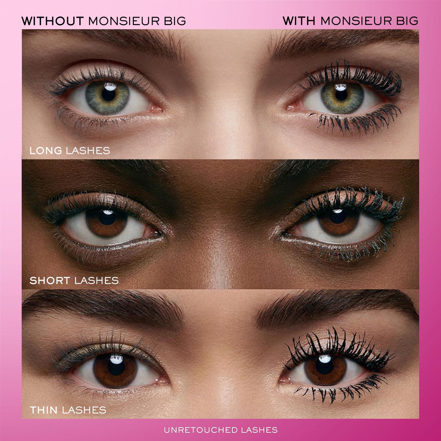 Lancôme Monsieur Big & Le Crayon Khôl Gift Set- Volumizing Mascara for up to 12x More Volume & 24H Wear - False Lash Effect - Black