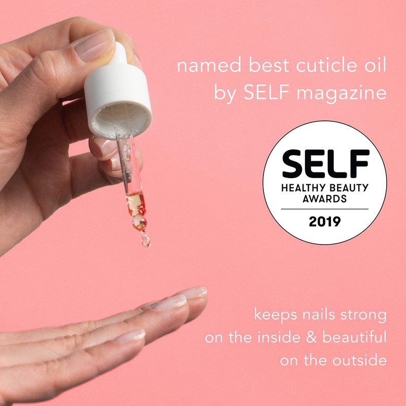 Barefoot Scientist Inner Strength Nail and Cuticle Renewal Drops, Award-Winning Cuticle Oil for Fingernails and Toenails Clear, 20 mL