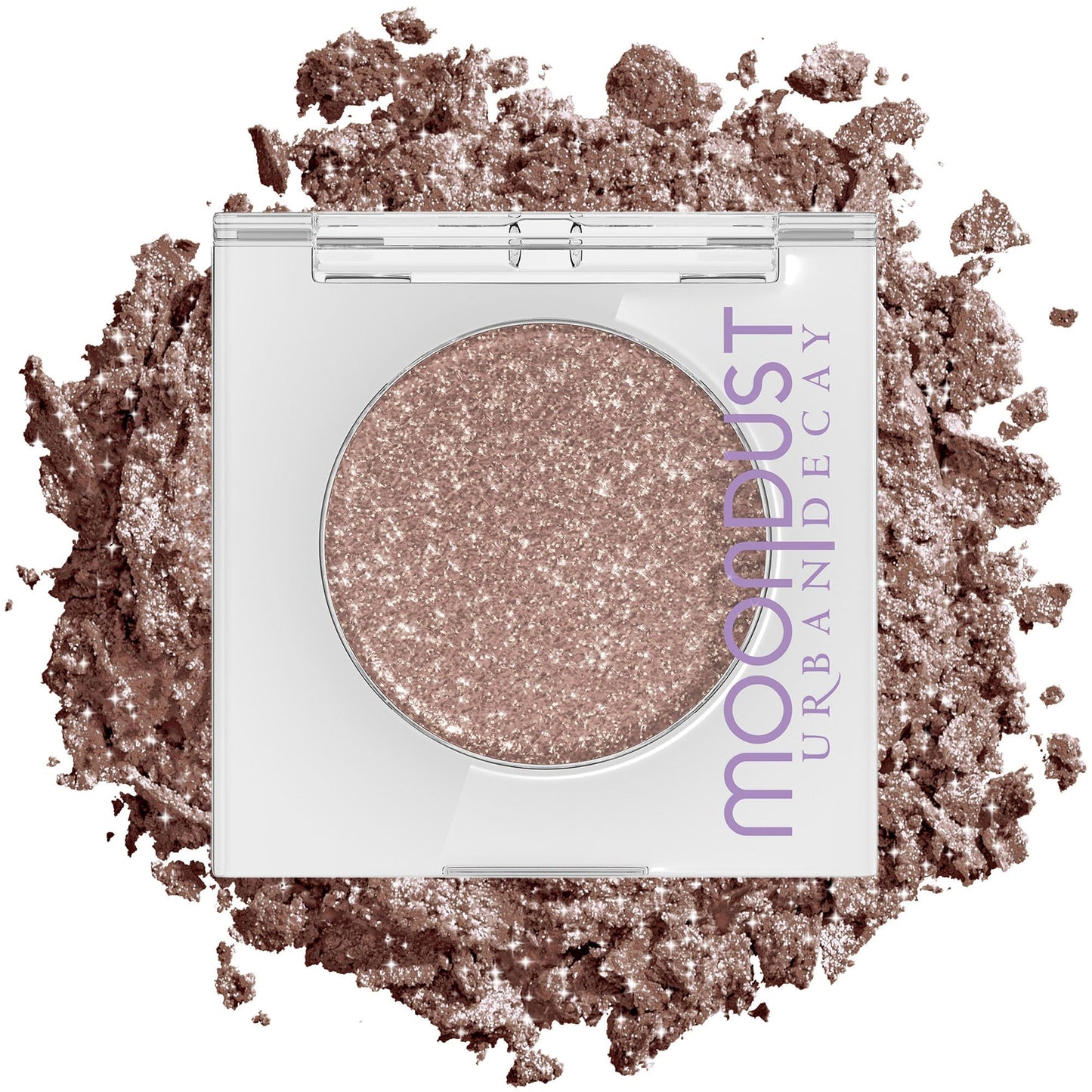 Urban Decay 24/7 Moondust Glitter Eyeshadow Single - Sparkly Eye Glitter Makeup, Long-lasting, Highly Reflective Shimmer, Eye Shadow Topper, Space Cowboy (Champagne Gold Silver Sparkle) - 0.06 oz