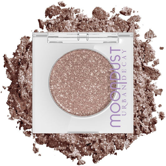 Urban Decay 24/7 Moondust Glitter Eyeshadow Single - Sparkly Eye Glitter Makeup, Long-lasting, Highly Reflective Shimmer, Eye Shadow Topper, Space Cowboy (Champagne Gold Silver Sparkle) - 0.06 oz