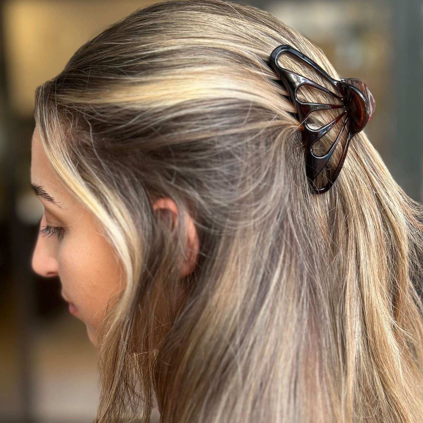 Camila Paris NV109 2PK French Hair Clip, 4 Inch Large Hair Clips for Thick Hair, Girl Big Hair Claw Clips for Long Hair, Jaw Hair Clips for Women Thick Hair Strong No-Slip Grip, Made in France