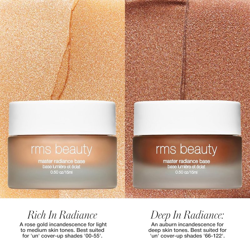 RMS Beauty Master Radiance Base - Hydrating Illuminating Primer for Natural Glow | 30ml Cream