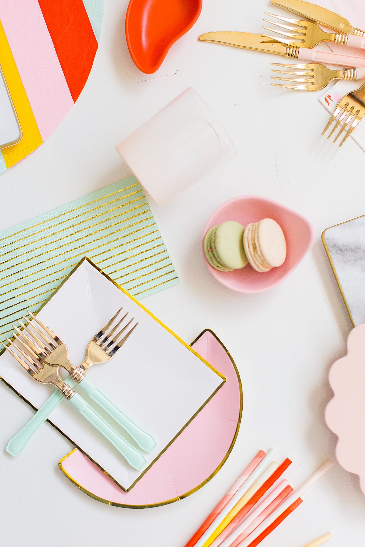 Sugar & Cloth Ombre Plastic Tumbler Glass Set, 4-Piece