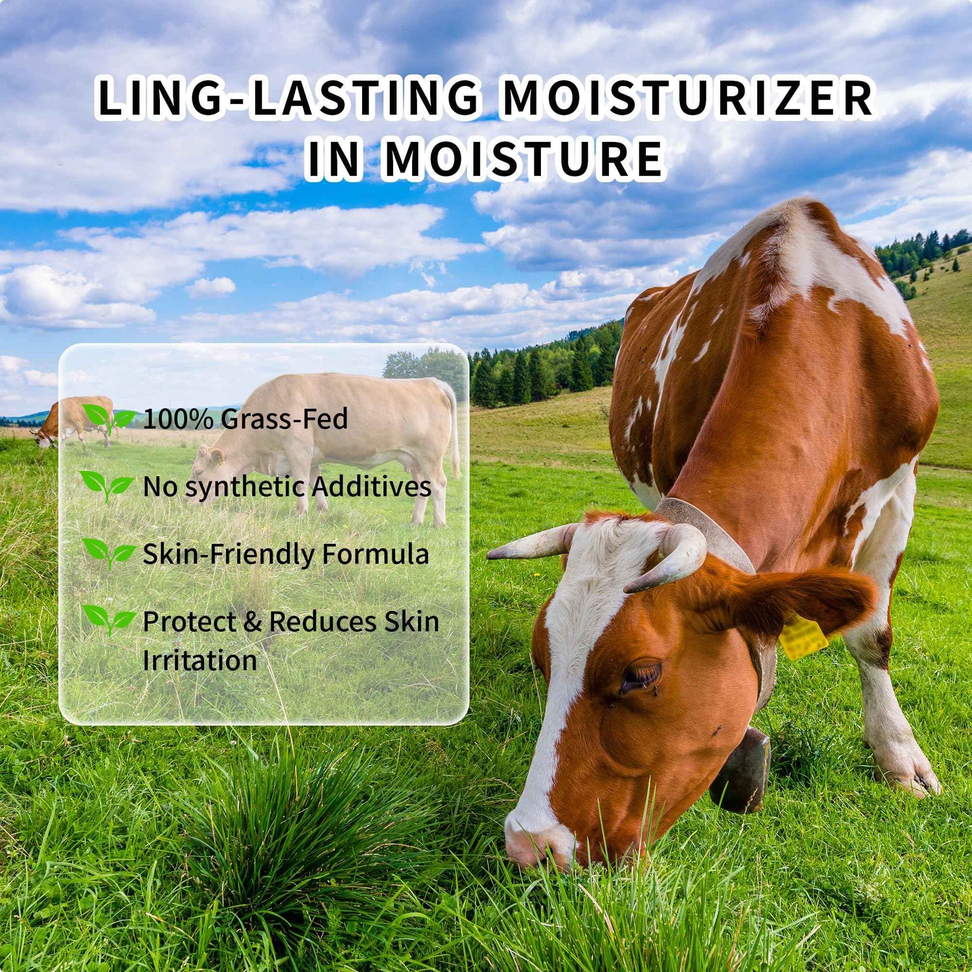 Beef Tallow for Skin - Homemade Beef Tallow and Honey Balm Moisturizer - Natural Grass - Fed Beef Tallow Skincare with Raw Honey Moisturizing Cream for Face Body Lotion Skin Care (3.9 OZ, Lavender)