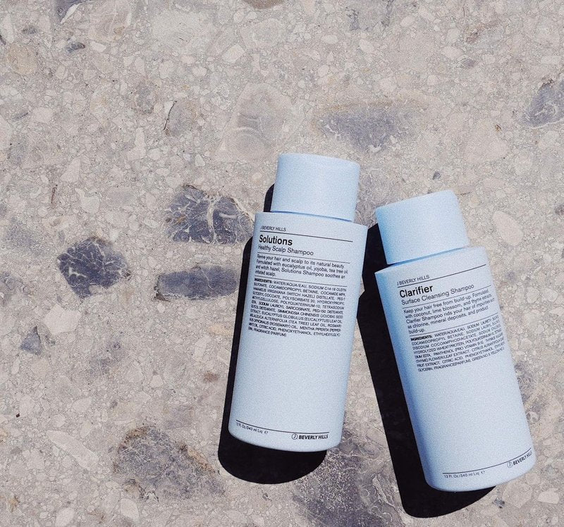 J Beverly Hills Blue Clarifier Shampoo - Coconut Oil Hydrating Formula | 12 Oz & 32 Oz Sizes