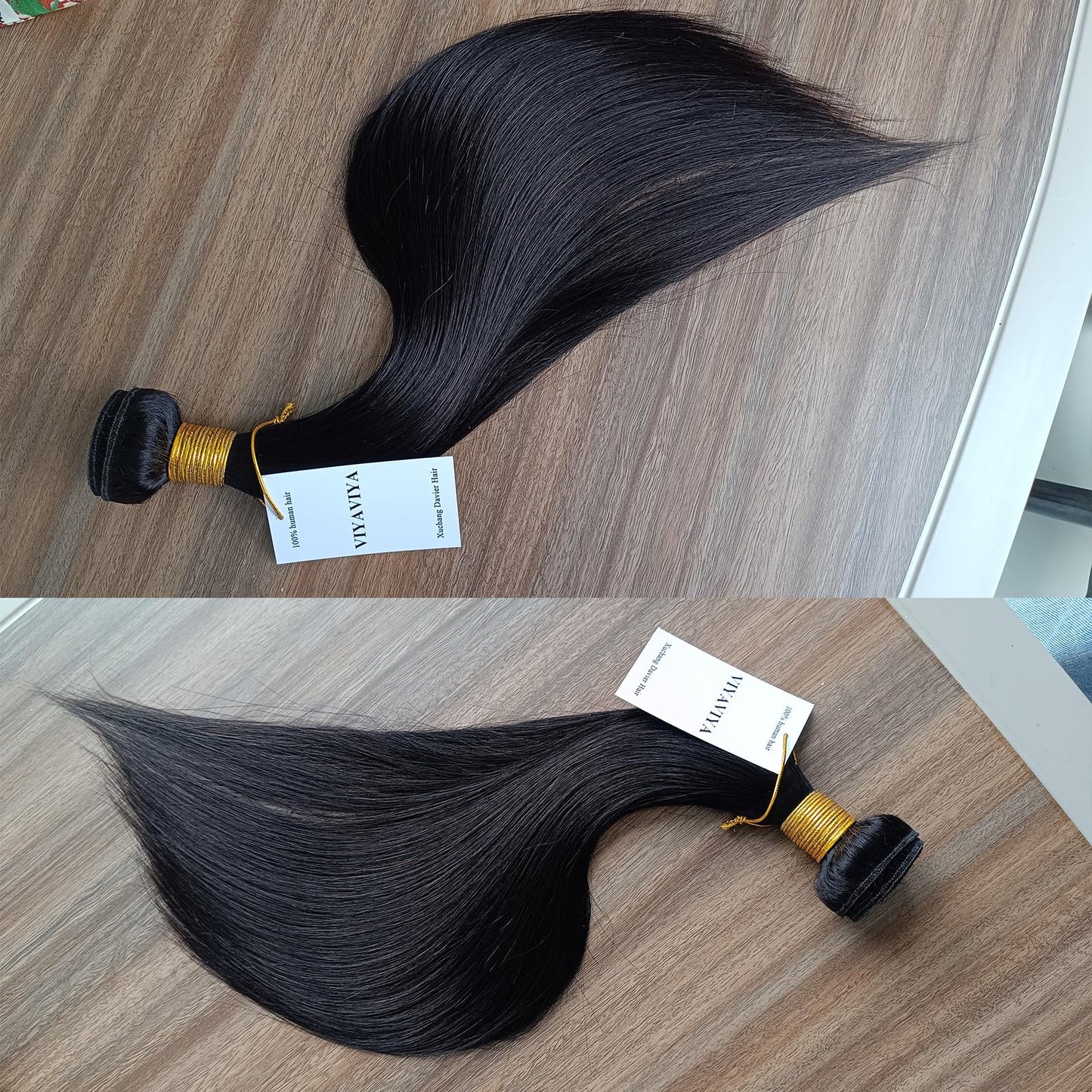VIYAVIYA Afro Kinky Curly Bundles Human Hair 8 Inch Curly Weave Unprocessed Virgin Double Weft Extensions for Black Women Natural Color