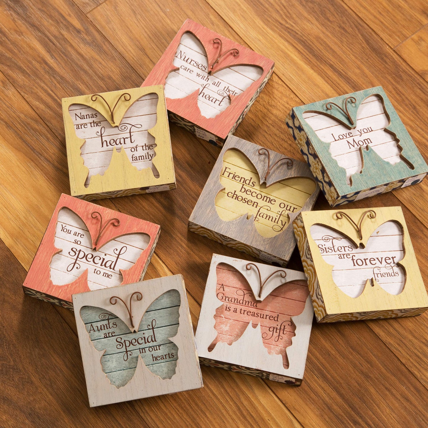 Pavilion Gift Company Simple Spirits 41089 Aunts are Special Butterfly Plaque, 4-1/2"