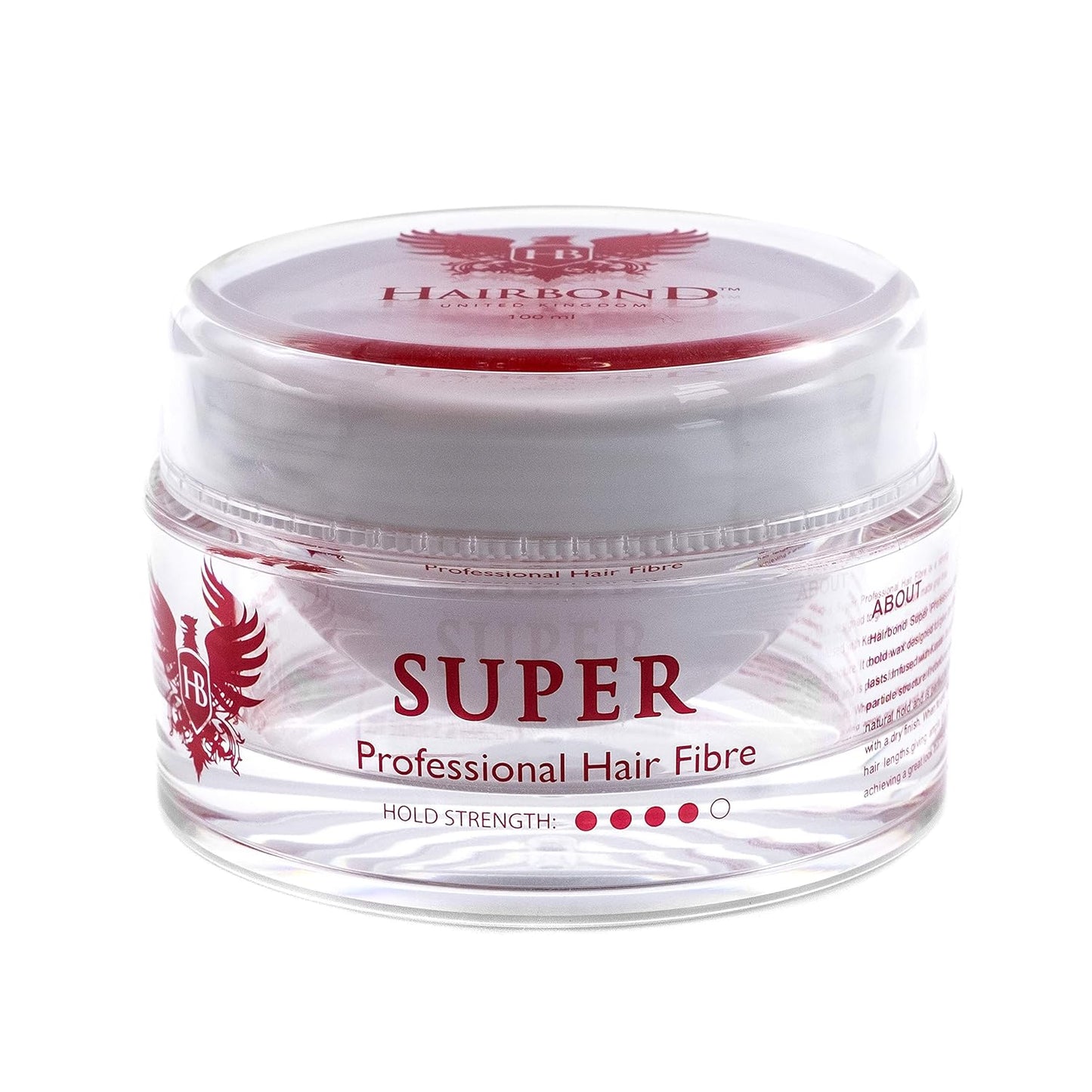 Hairbond Super Professional Hair Fibre - Strong Hold & Extra Matte | 100ml Men's Hair Wax