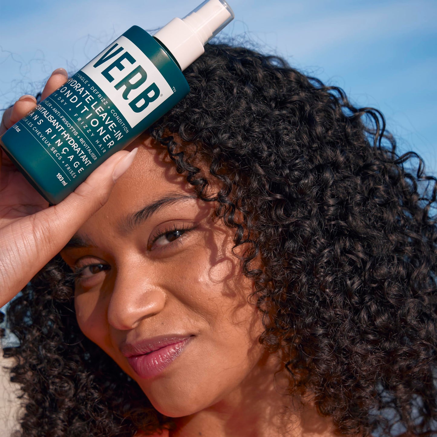 VERB Hydrate Leave-In Conditioner, 6.5 fl oz – Nourish Dry + Frizzy Hair - Smooth + Detangle - Amber + Warm Jasmine Scent