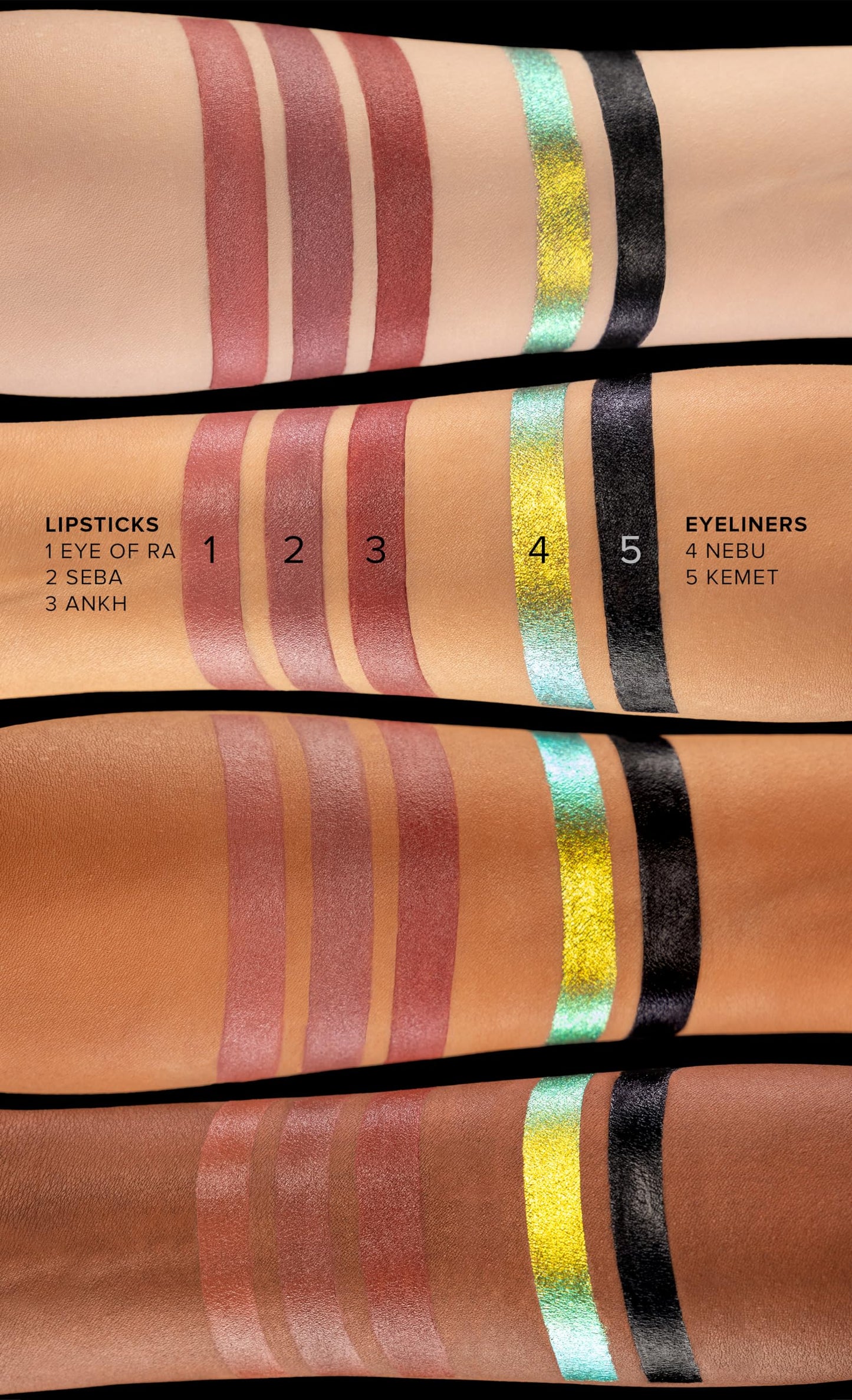 Whats Up Beauty - Egyptian Queen Liquid Eyeliner - Shade Kemet Black Clean Cruelty Free Vegan Eye Makeup