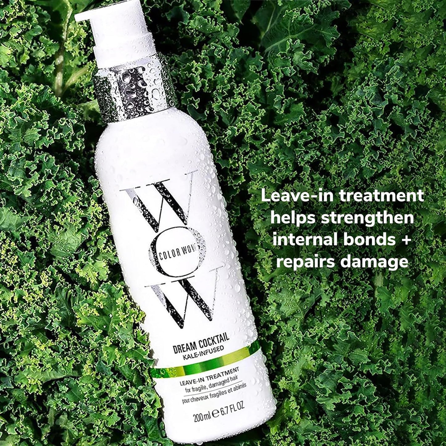 Dream Cocktail Kale Infused Leave-In Treatment - Reduce Hair Breakage 50% | Powerful Heat Protectant for Damaged Hair