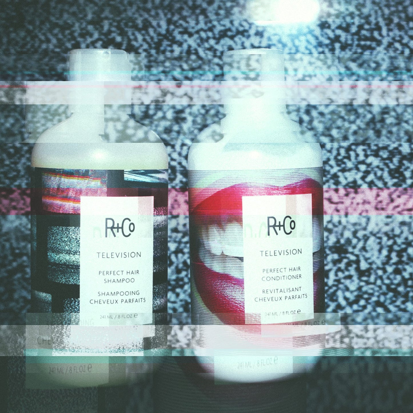 R+Co Television Perfect Shampoo/Conditioner Tandem Packette | Body + Shine + Smoothing for All Hair Types | Vegan + Cruelty-Free | .46 ml