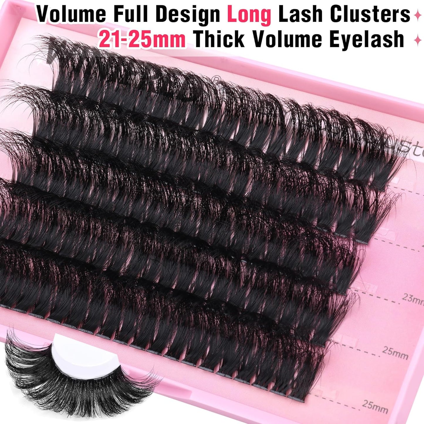 Winifred Bottom Lash Clusters Thick Volume Lower Lash Extension DIY Individual Lashes Bottom Clusters Lashes for Cluster Eyelash Extensions (168pcs)