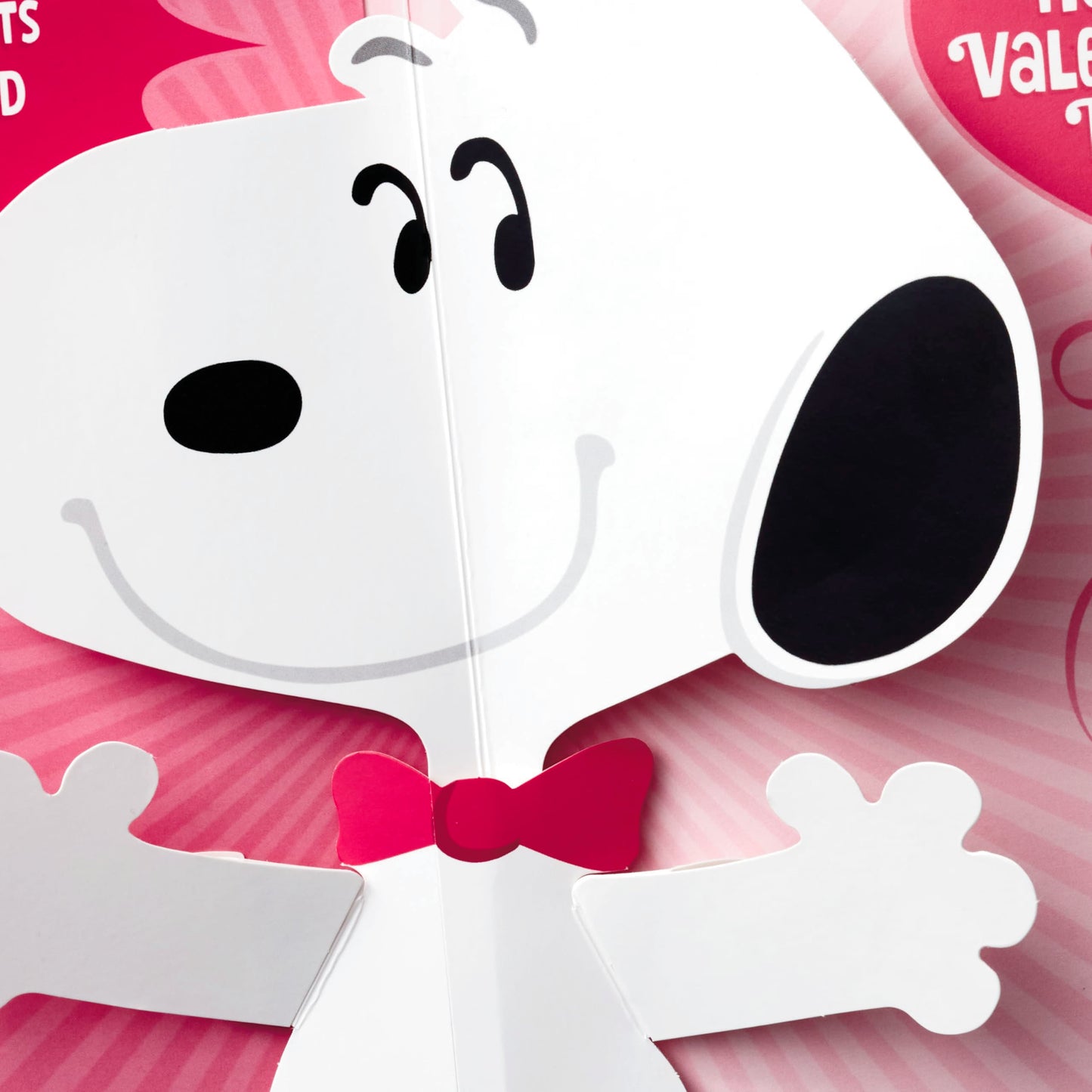 Hallmark Peanuts Valentine's Day Sound Card for Kids (Snoopy Hug) (699VCG3007)