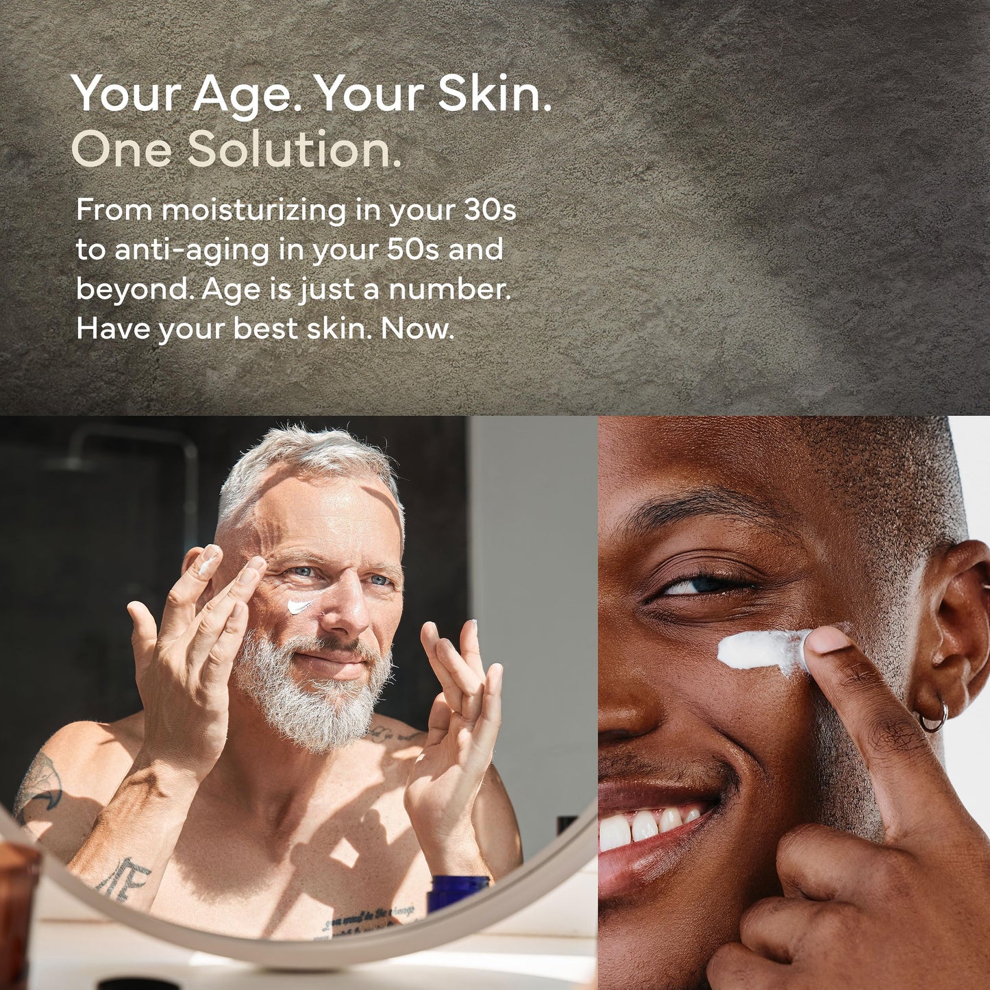 SEACRET Men’s All-in-One Face Moisturizer & Aftershave - 4-Month Supply, Anti-Aging Cream with Niacinamide & Adenosine, Non-Greasy Daily Hydration for Sensitive Skin, 4.4 Fl Oz / 125 ml