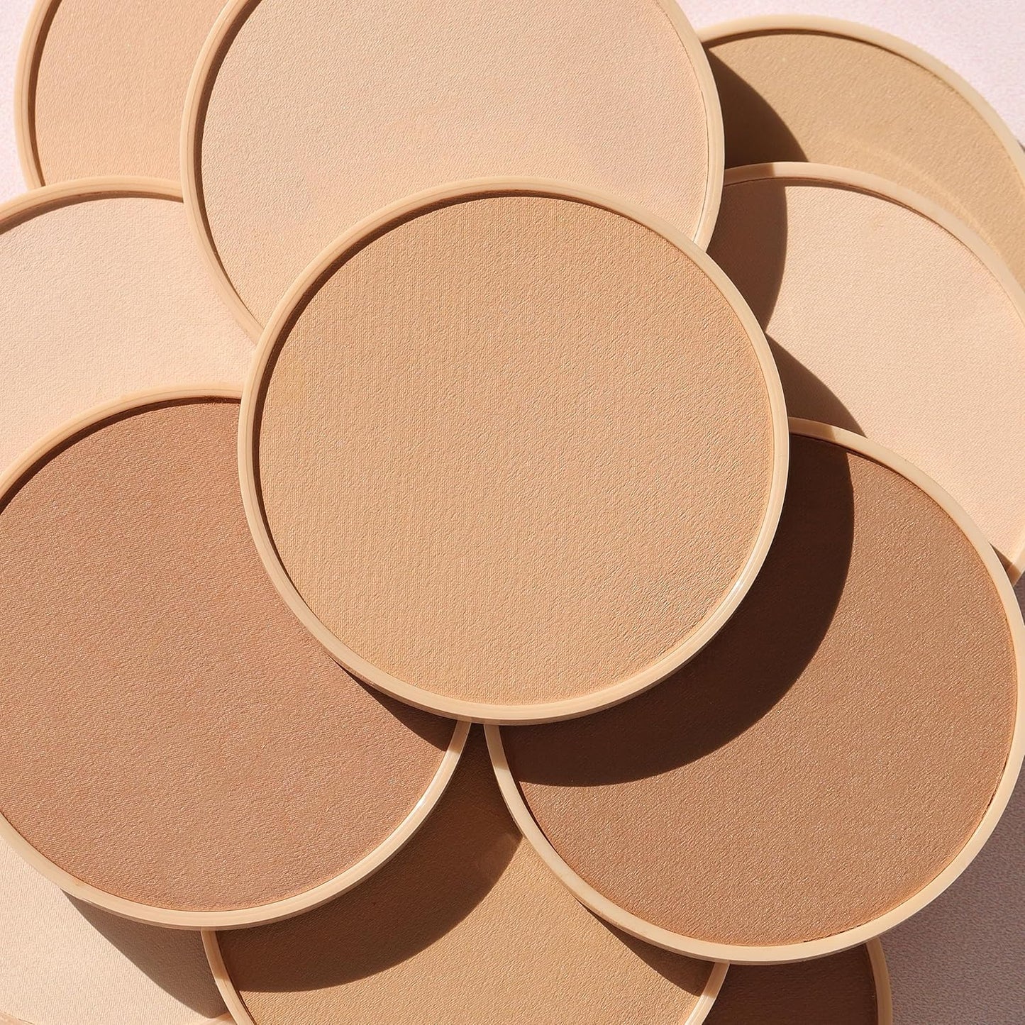 Wander Beauty Powder Foundation - Golden Rich | Blurs & Evens Skin Tone, Hydrating Formula - 0.31 oz