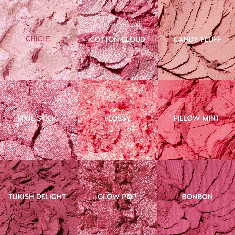 ColourPop Eyeshadow Palette - High-Pigment Eye Makeup with Matte & Glitter Finishes | Cloud Spun (0.3 oz)