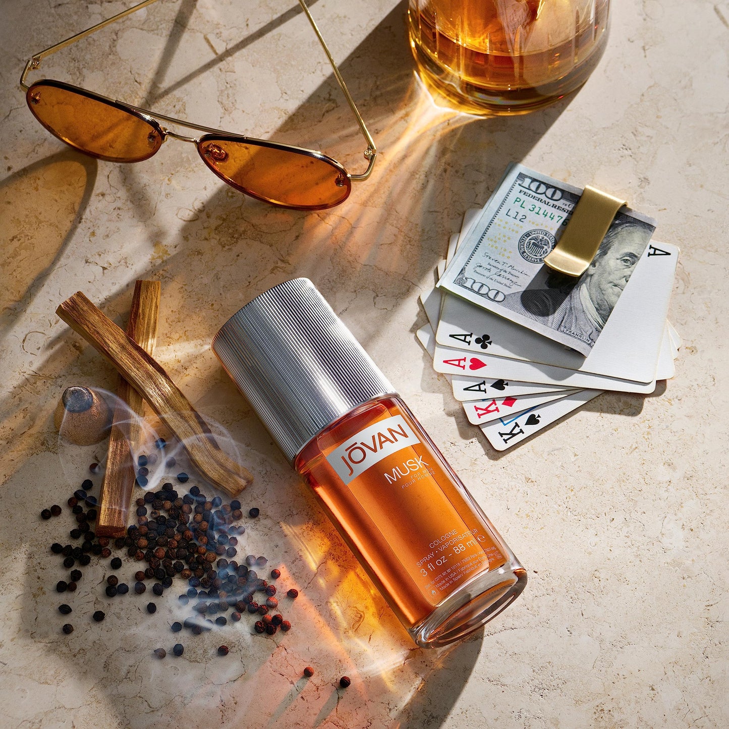 Jovan Musk for Men Aftershave 8 fl oz (Pack of 1), Notes of Carnation, Lavender, and Amber, Men's Fragrance, Long Lasting, Everyday Fragrance