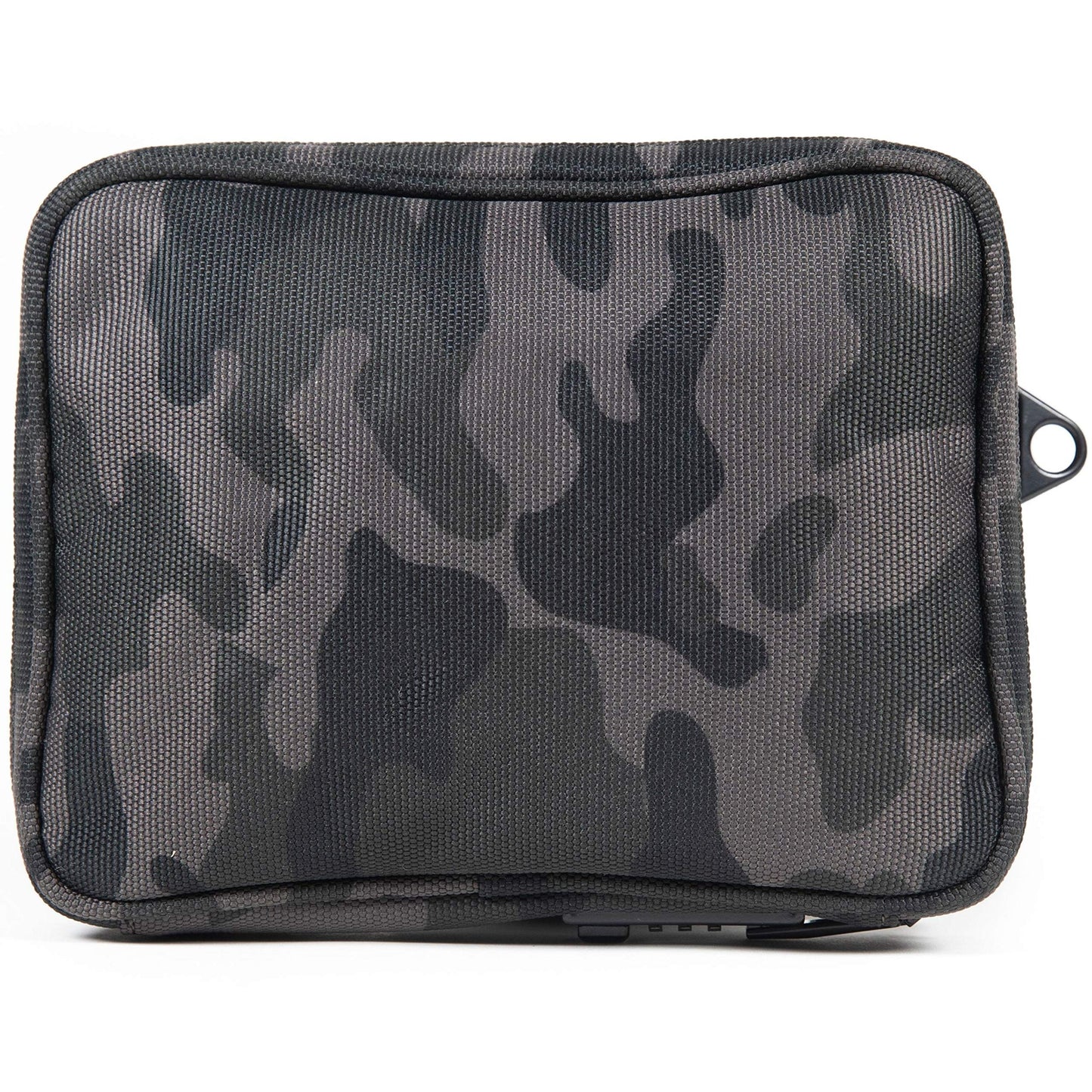 DIME BAGS Smell-proof Boss with Lock Padded Pouch with Activated Carbon Technology | 3-Digit Combo Lock | Low-Profile, Sleek Design (8 Inch, Camo)