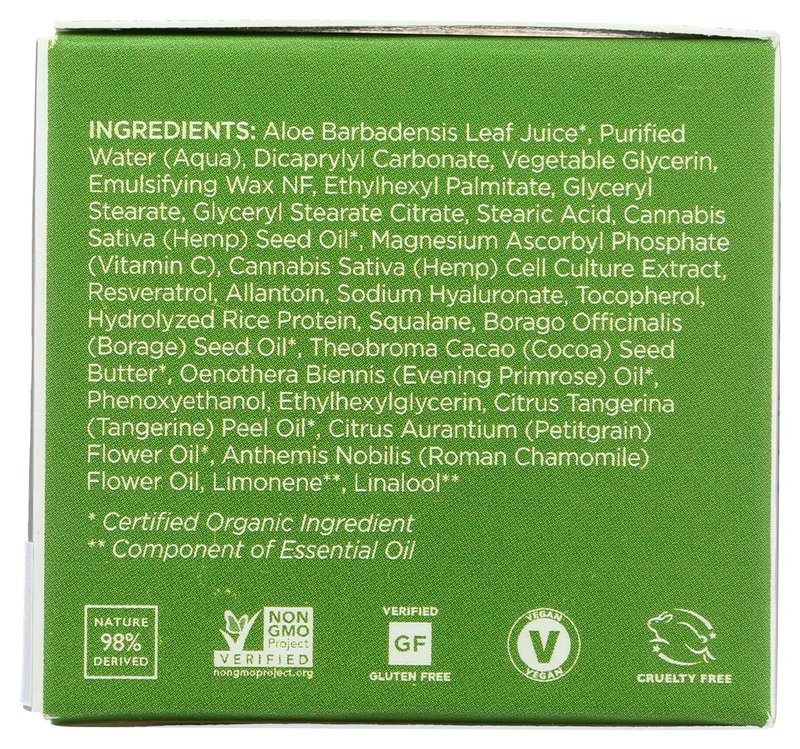 Andalou Naturals Dreamy Night Cream - CannaCell Infused Hydration | 1.7 Ounces
