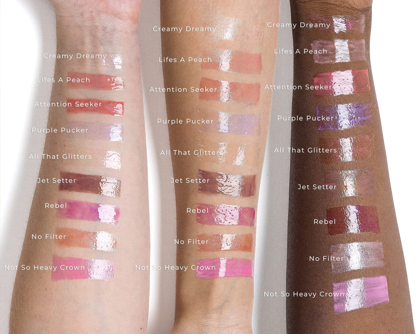 Rinna Beauty Lip Plumping Gloss - Creamy Dreamy - Helps Boost Collagen, Increases Lip Volume, Elastin Production - Vegan, Cruelty-Free - 1 each