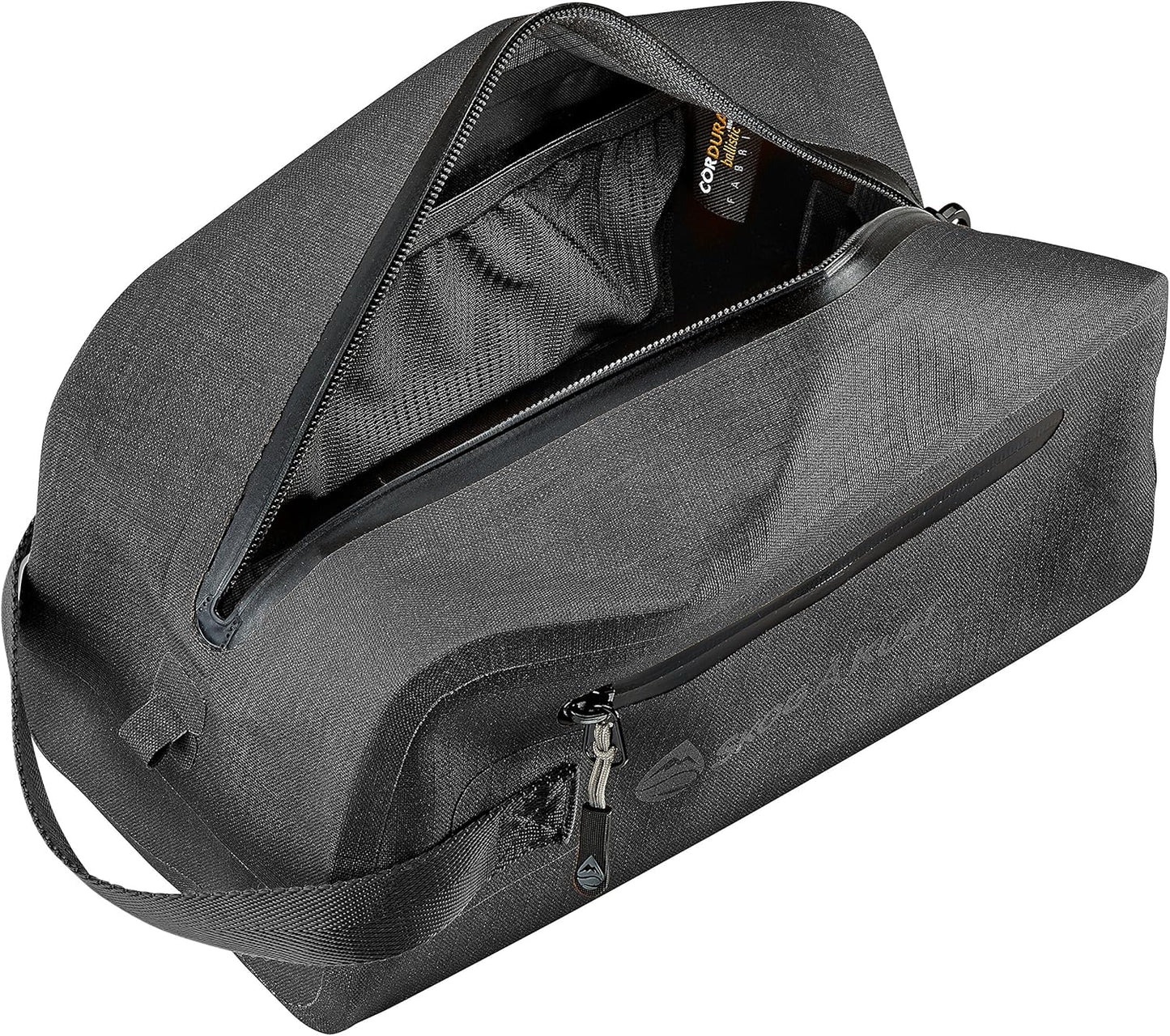 Skog Å Kust DoppSåk Waterproof Travel Toiletry Bag - Large, Leak-Proof Design, Black