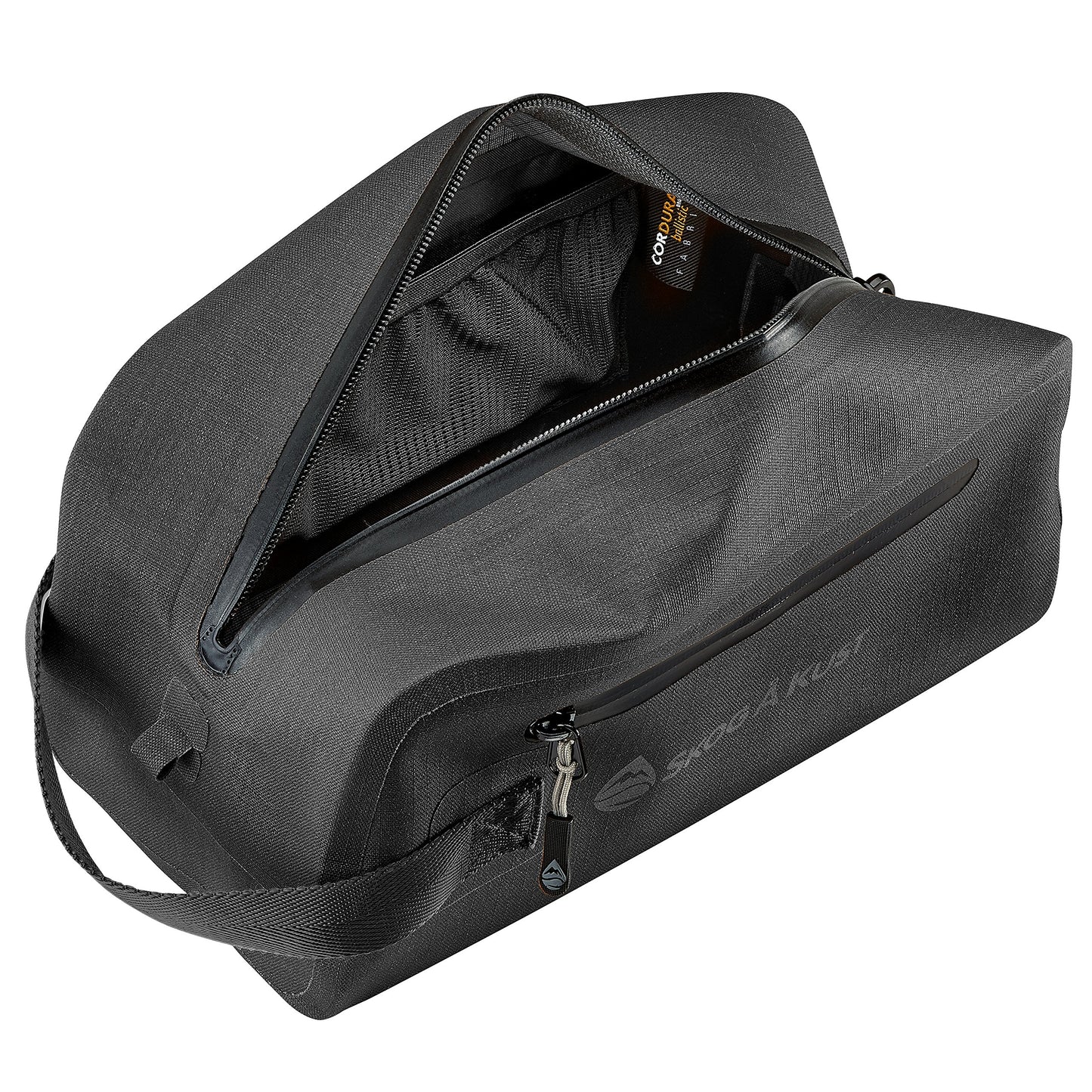 DoppSåk Waterproof & Leak-Proof Travel Toiletry Bag | Small, Black