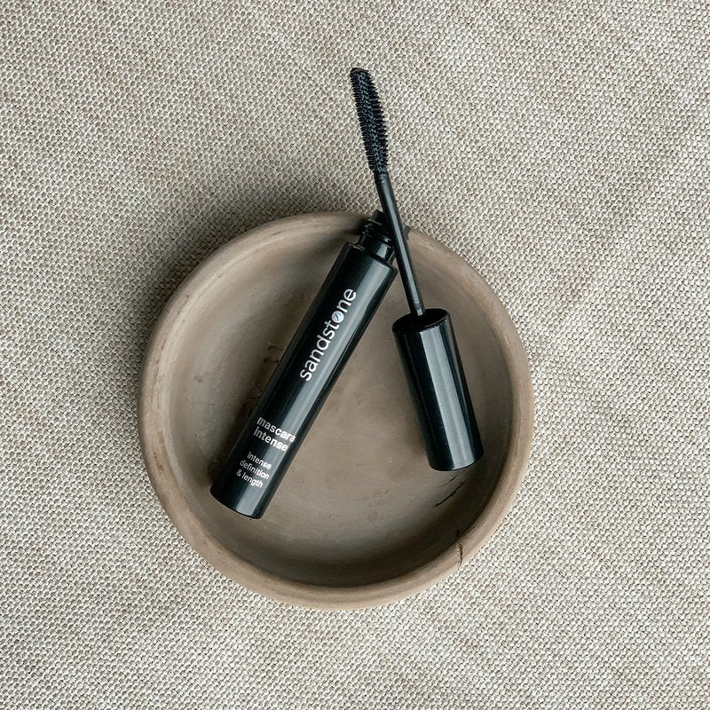 Sandstone Scandinavia Hypoallergenic Mascara for Sensitive Eyes – Smudge-Proof & Sweatproof Lengthening Mascara with Lash Separation – Vegan, Fragrance-Free & Allergy Certified – Black