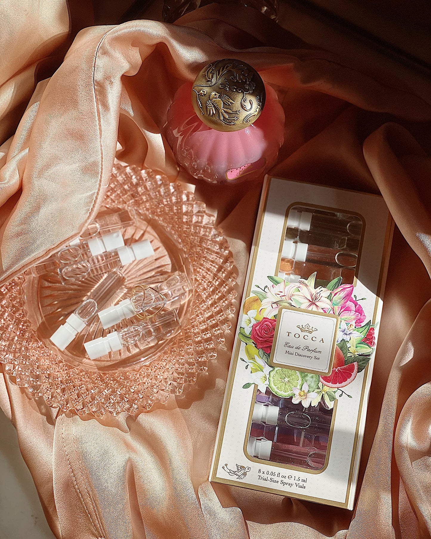 Tocca Eau de Parfum Mini Discovery Set - 8 Trial Size Women's Perfumes (1.5ml each), Discover Your Favorite Perfume