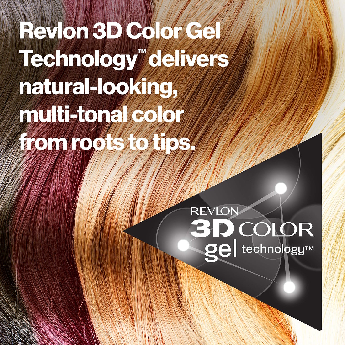 Revlon Permanent Hair Color, Permanent Hair Dye, Colorsilk with 100% Gray Coverage, Ammonia-Free, Keratin and Amino Acids, 73 Champange Blonde, 4.4 Oz (Pack of 3)