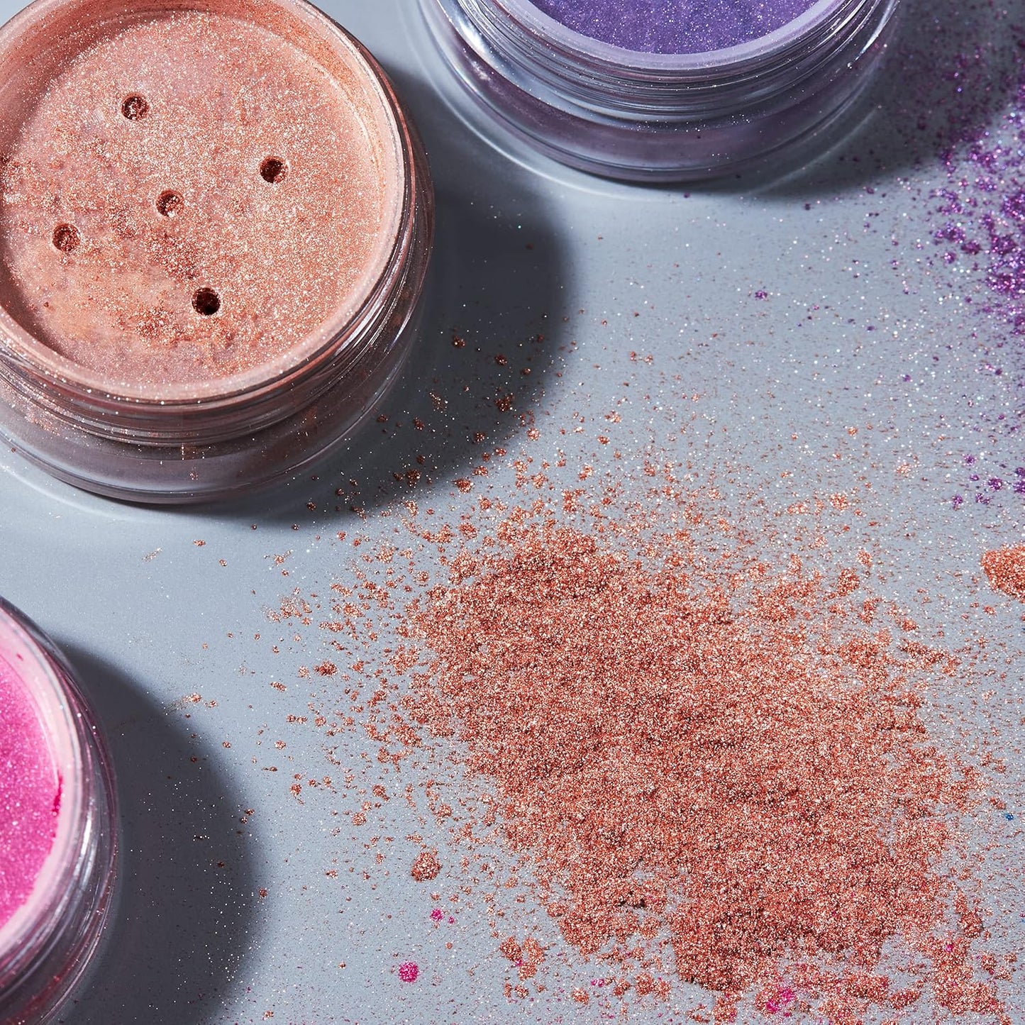 Metallic Pigment Shaker Set - Cosmic Moon Colors - 0.17oz Each | Pack of 6