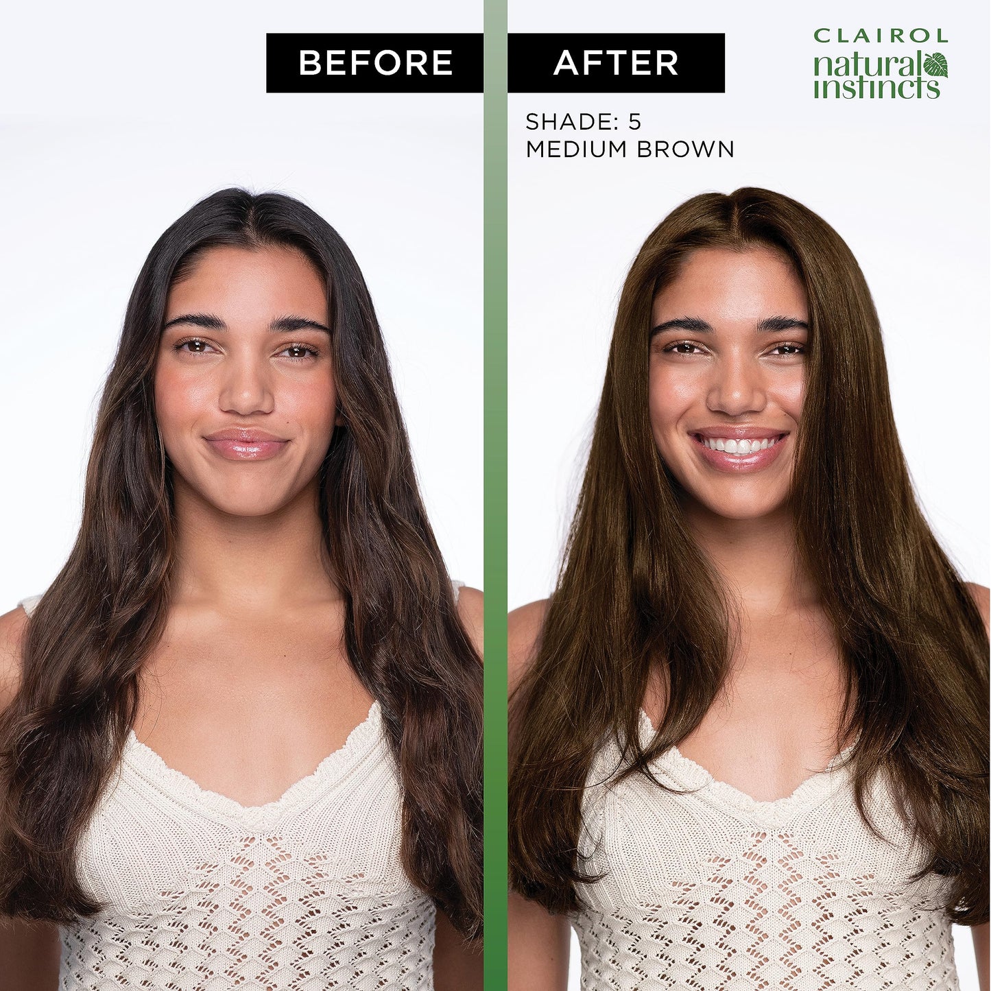 Clairol Natural Instincts Demi-Permanent Hair Dye, 6R Light Auburn | Ammonia‑Free, Vegan Hair Color with Coconut Oil & Aloe Vera | Pack of 1