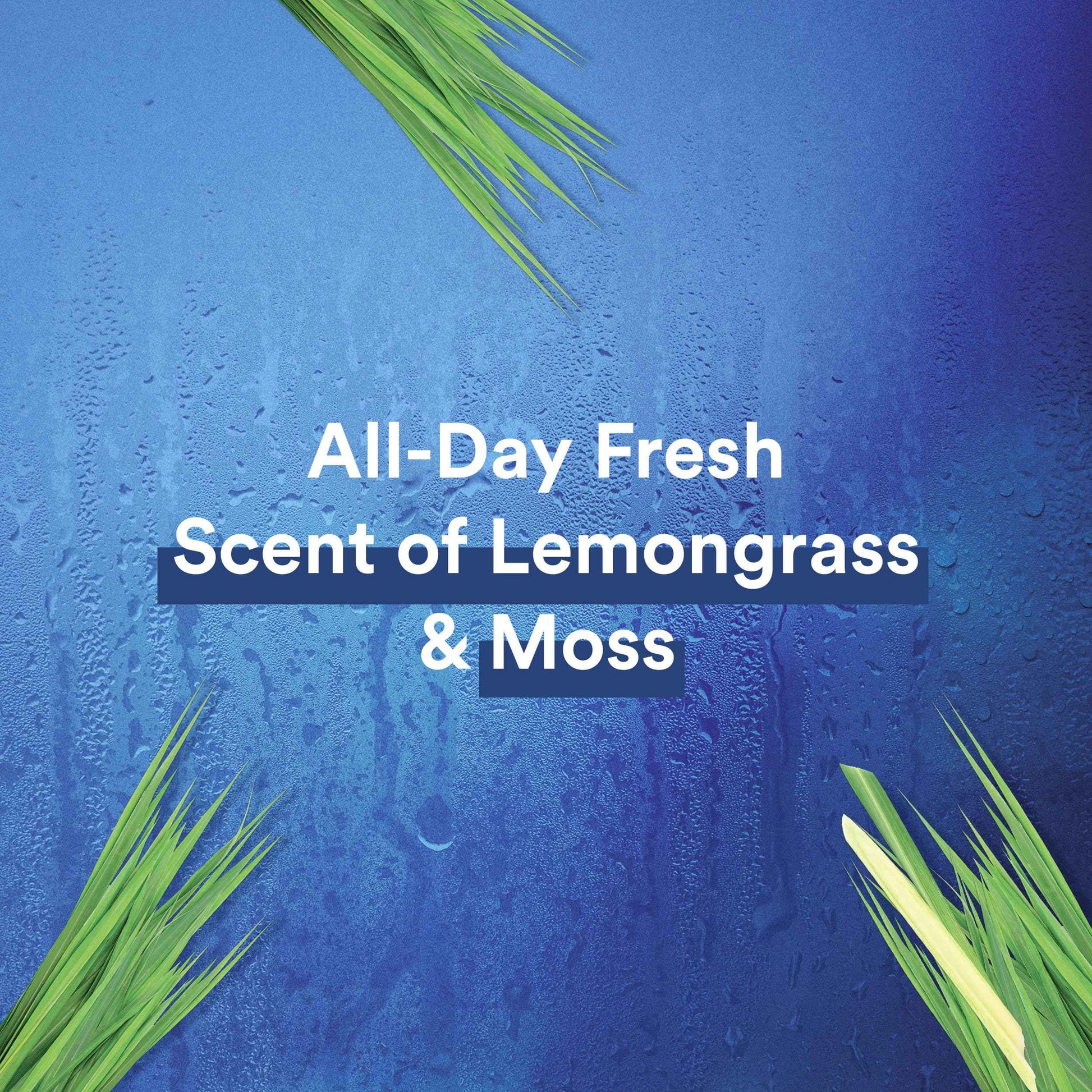 Suave Men Moisturizing Body & Face Wash for Sensitive Skin, Lemongrass scent, No Parabens, No Phtahaltes, 18 Oz Pack of 6